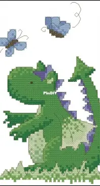 Heritage Stitchcraft - Lili of the Valley LVUBF788 Unguns The Dragon - Butterflies PCS + XSD