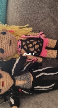 My friend asked if I could make dolls of the band motley crue