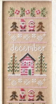 Country Cottage Needlework - Sampler of the Month December PCS
