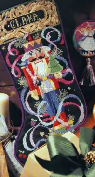 Elegant Nutcracker Stocking by Donna Kooler from Donna Kooler's Cross-Stitch Christmas XSD