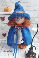 Happy Crochet - Ksenia / Kseniya Kornilova - Miss Halloween set  - Russian