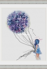Girl With Flower Balloon by Lena Averina / Pavlova