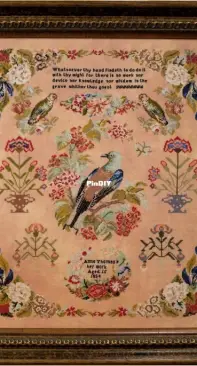 Hands Across the Sea Samplers - Anne Thomas 1854 XSD