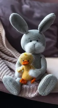 Sveta Crochet Pattern - Sveta Lutik toys - Svetlana Lutik - Светлана Раскольникова - Bunny - Зайка - Russian