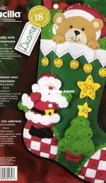 Bucilla 85174  Teddy with Ornaments