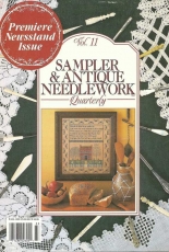 Sampler and Antique Needlework Quarterly SANQ - Vol.11 - Fall 1993