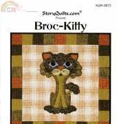 Story Quilts-Garden Patch Cats-Block 13 Broc-Kitty