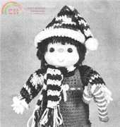 Yarn Head Dumplin Doll Elf