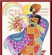 Zolotoe Runo E-007 African woman