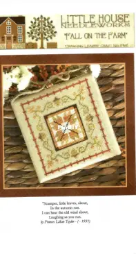 Little House Needleworks LHN - Fall On The Farm Chart 5 - Changing Leaves