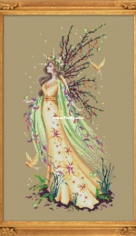Bella Filipina Cross Stitch Designs - Gaia, The Earth Goddess