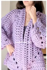 Super chunky hot sale hexagon cardigan