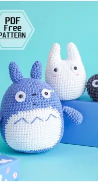 Crochet Pattern-Ghibli-Totoro-Amigurumi