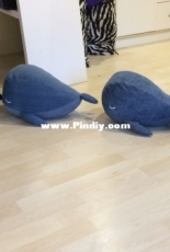 Whale cushions