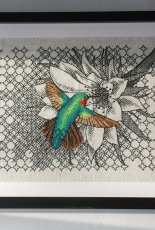 The Blackwork Hummingbird by Ajisai Press