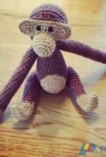 Lark Drescher Sorensen - Crocheted Monkey - Danish - Free