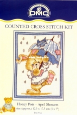 DMC K3954 Honey Pots - April Showers