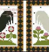 Little House Needleworks LHN 068 Two Roosters PCS + XSD