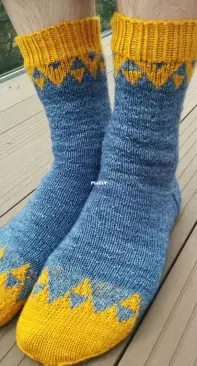 Regennacht Socks by Scarlet Plume-English,German-Free
