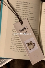 Luca S - Grumphy cat (bookmark)