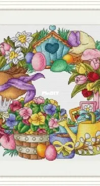 Spring Wreath by Natalia Dervish XSD