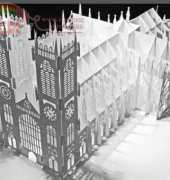 kirigami Westminster Abbey