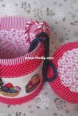 embroidery and cardboard