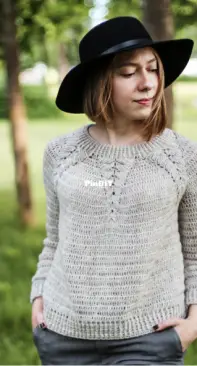 Ravelry: Leaf Yoke Sweater pattern by Natalia Kononova
