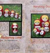 Hedgehog Lane Nesting Dolls by Katie Startzman