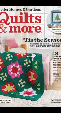 Better Homes and Garden  Quilts and More  Winter 2023