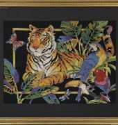Design Works 9440 Tiger and Parrots