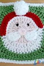 Keep Calm and Crochet On UK - Heather Gibbs - Santa Claus Afghan Square