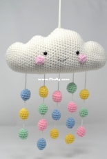 Ice Cream/Bunny Stroller Mobile + Sun & Cloud Mobiles
