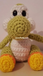Yoshi from super mario world amigurumi crochet