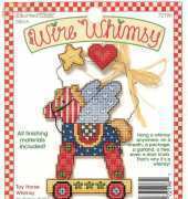 Wire Whimsy Santa Christmas Cross Stitch Kit Dimensions Karen Avery