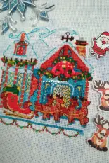House with sleigh