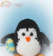 Knitted penguin