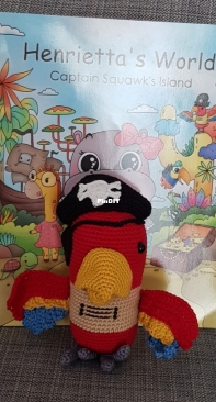 My little pirate parrot based on the book Henrietta
