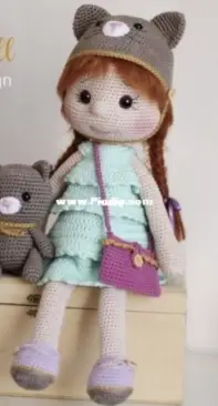 Amigurumi Aşkına - Tiny Mini Design - Demet Karabayır - Cathy Doll - English