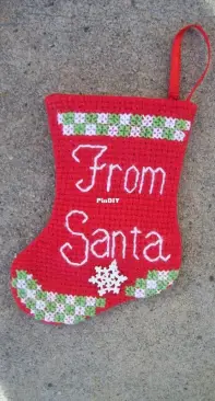 From Santa Mini Stocking