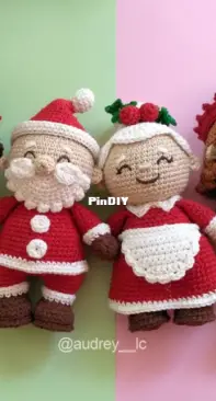 Audrey Lilian Crochet - Audrey Lilian - Christmas Friends Collection