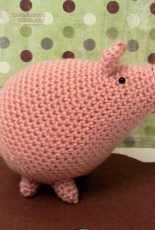 Crochet Patrón: Cerdo Amigurumi Piggins