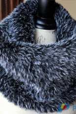 Brimstone Faux Fur Cowl by Claudia Maheux/Highland Knits-Free