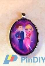 I Dream of Jeannie necklace pendant in silver