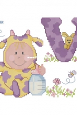 ABC Babies V from Las Labores de Ana Extra Baby 29 PCS