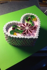 quilled heart box