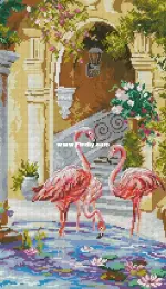 Чудесная игла / Magic Needle 64-02 Pink Flamingos XSD