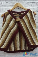 Sheep Uy Colors-Merino Drape Vest by Sheepuycolors Yarns-Free