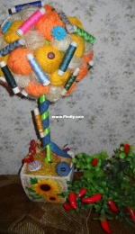 Handmade topiary