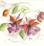 Lanarte 34849 PN-0008026  Fuchsia in Watercolour XSD + PCS